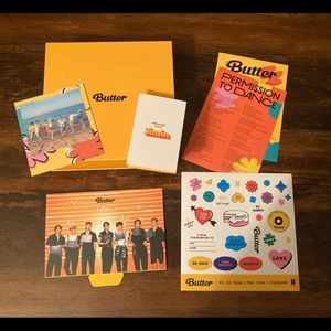 BTS Butter Cream Album - all inclusions EXCEPT pc